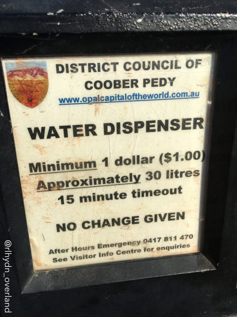 Coober Pedy Water